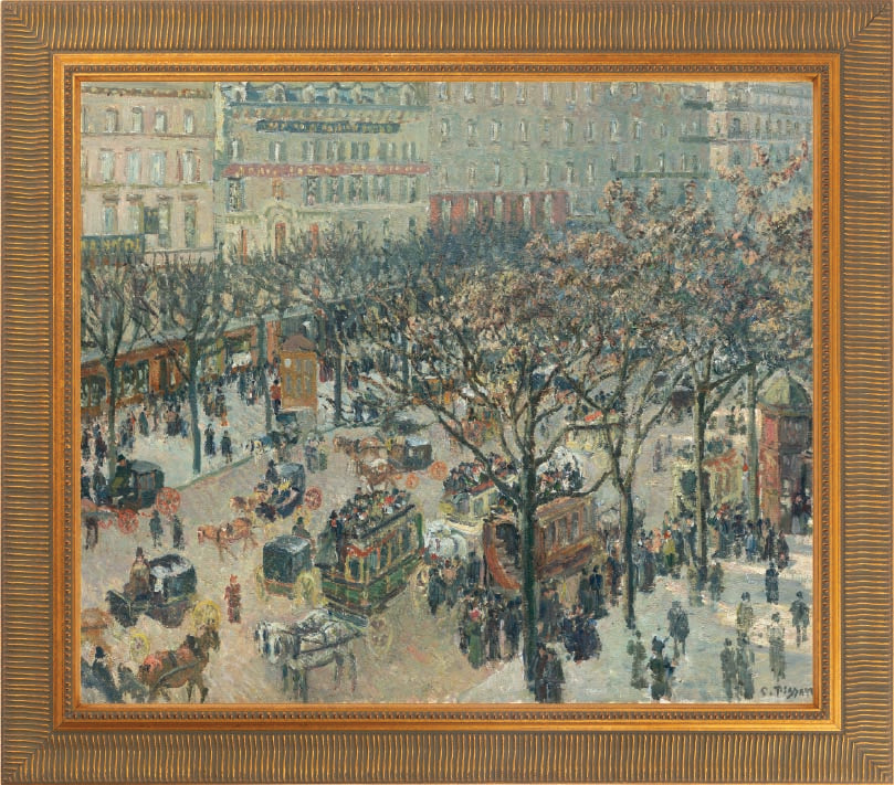 Boulevard des Italiens, Morning, Sunlight