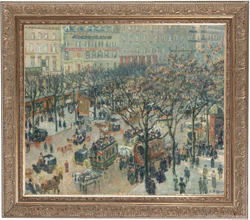 Boulevard des Italiens, Morning, Sunlight
