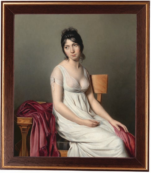 Portrait of a Young Woman in White