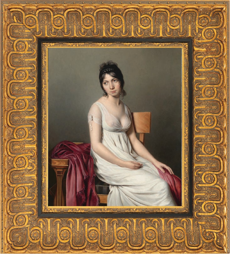 Portrait of a Young Woman in White