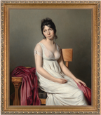 Portrait of a Young Woman in White