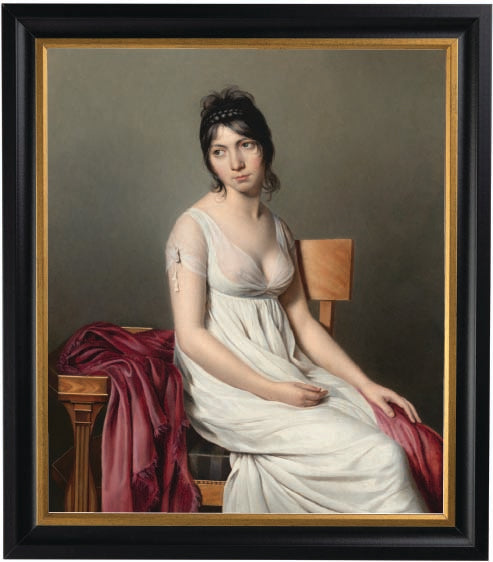 Portrait of a Young Woman in White