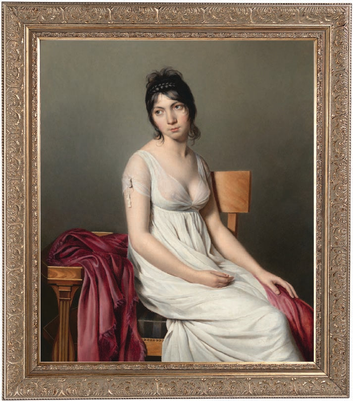 Portrait of a Young Woman in White